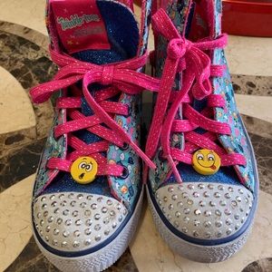 COPY - Skechers TwinlkleToes Emoji Light Up Hi Tops